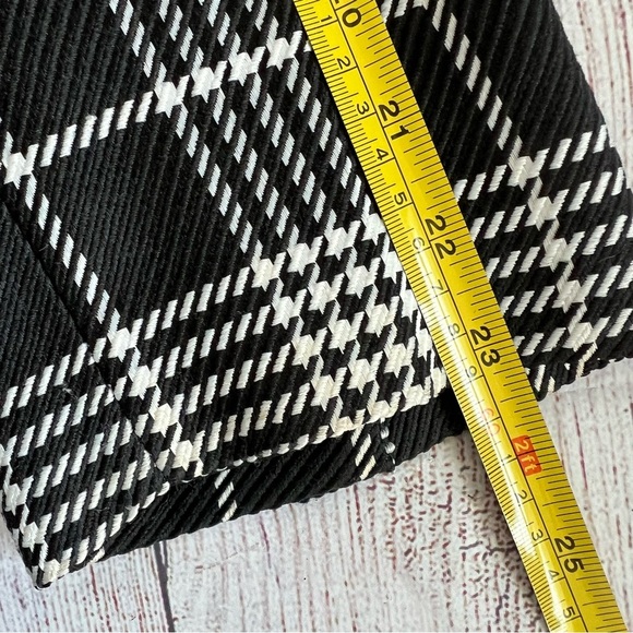 RACHEL ROY Collection Plaid Blazer Jacket Black White 1X - Picture 8 of 9